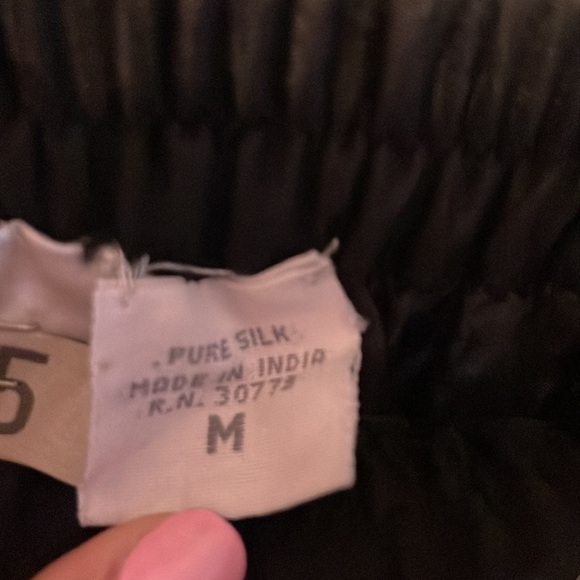 C.C. Couture Sequin Silk Black Vintage Skirt - Picture 8 of 9